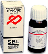 Sbl Homeopathy Tonicard Gold Drops